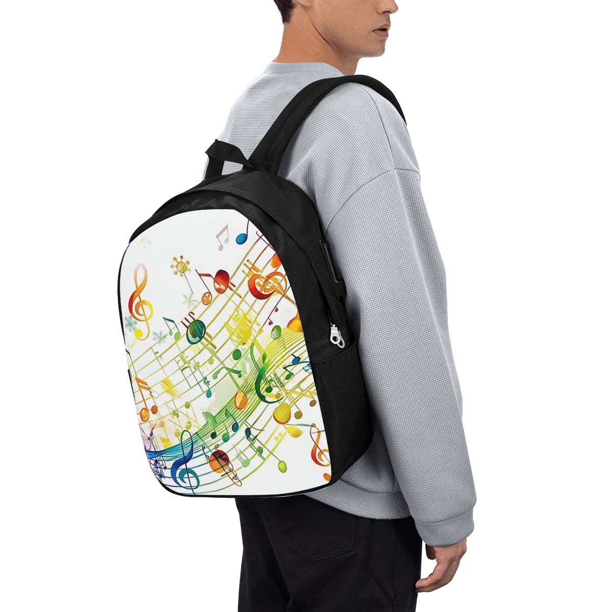 Abstract Piano Keys With Music - đánh giá và giá Travel Bags