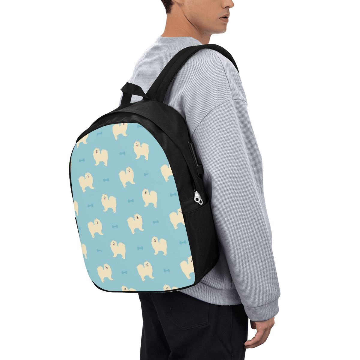 Samoyed Dog Backpack Travel No - đánh giá và giá Travel Bags