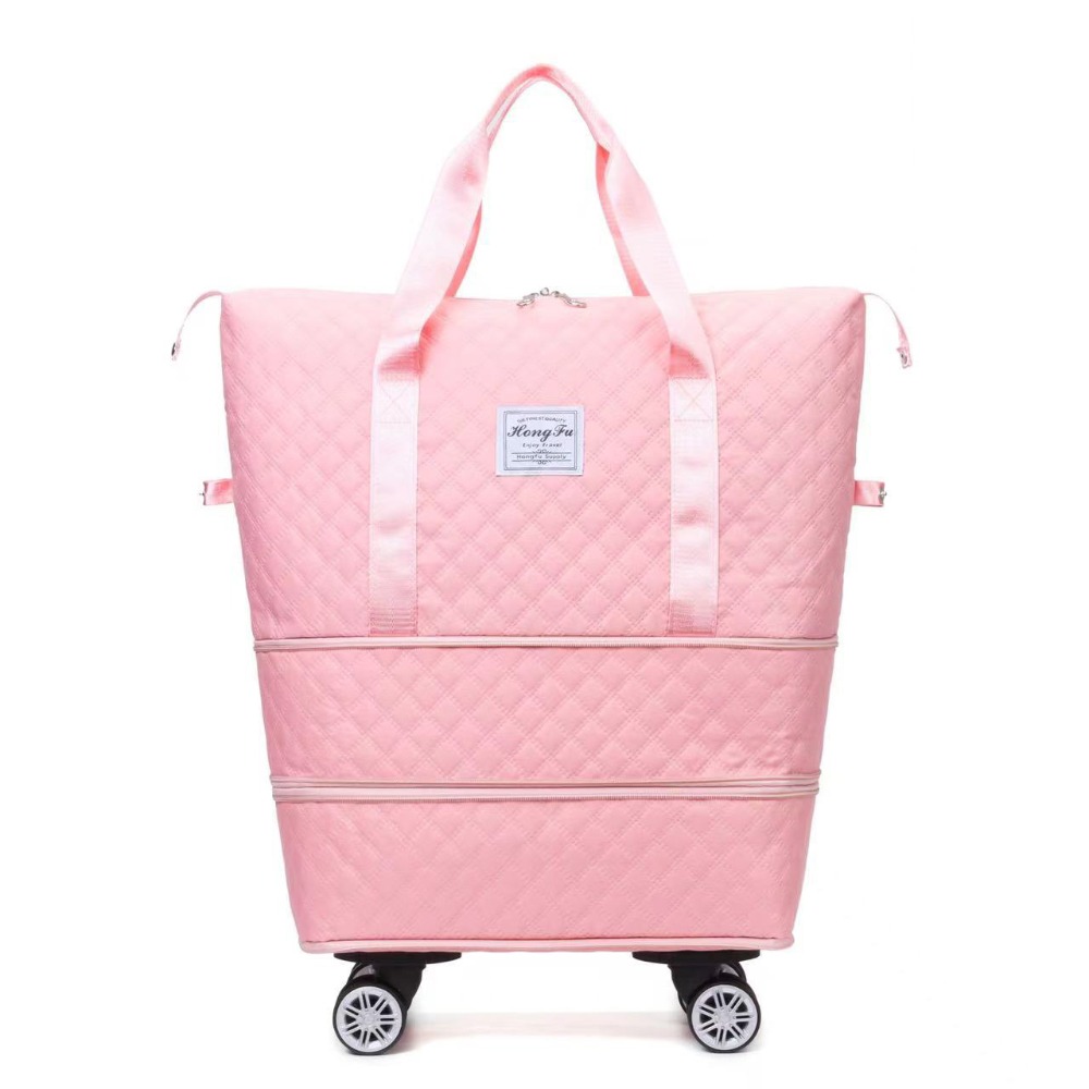 New Oxford Cloth Duffle Pack L - đánh giá và giá Foldable Rolling Luggage Bag