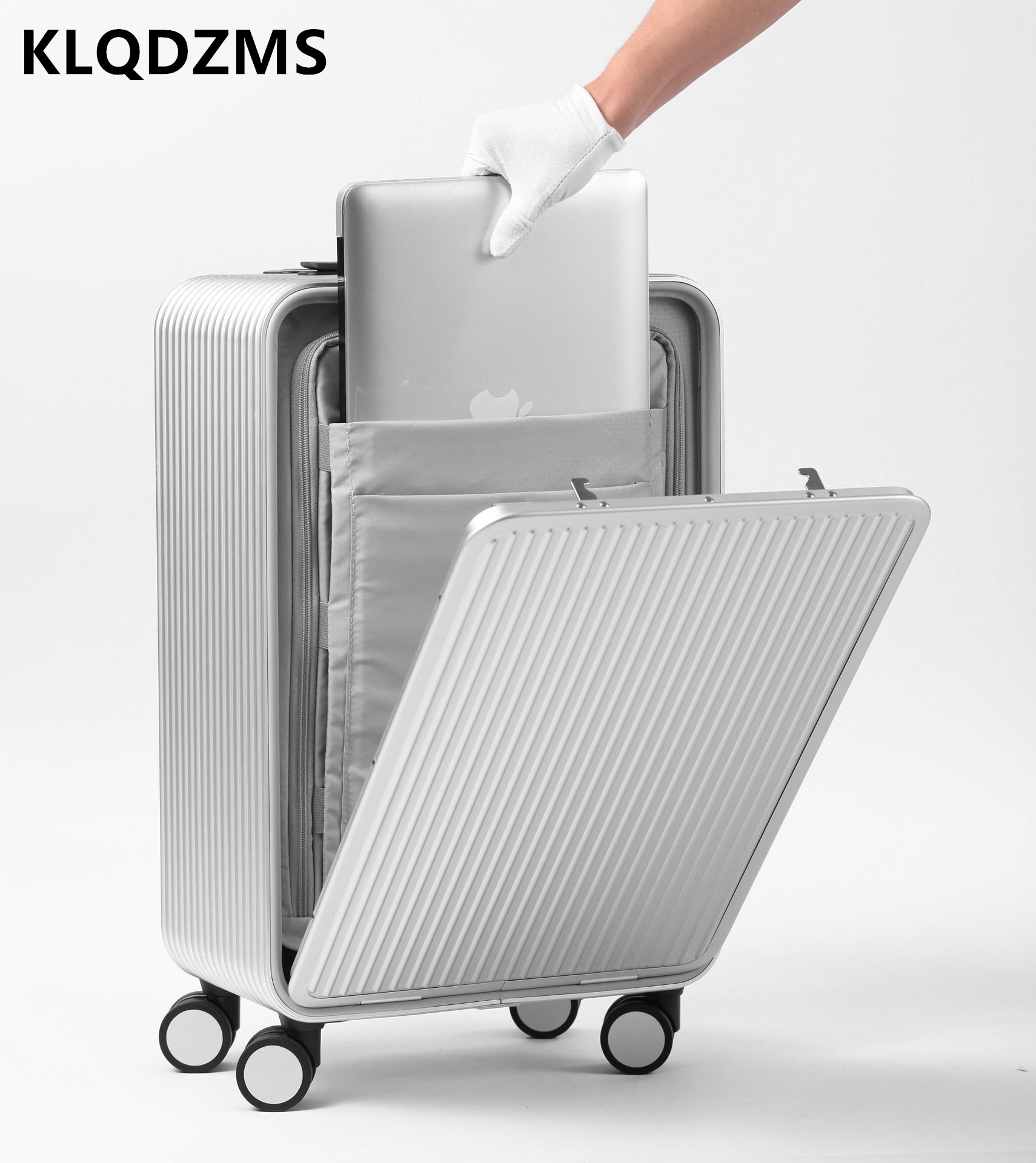 KLQDZMS Luggage All Aluminum M - đánh giá và giá Front Opening Laptop Luggage 24 Inch